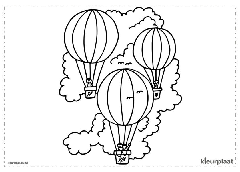 3 heteluchtballonnen